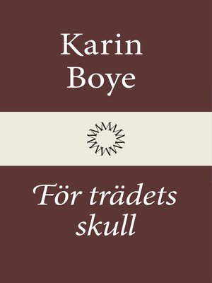 cover image of För trädets skull